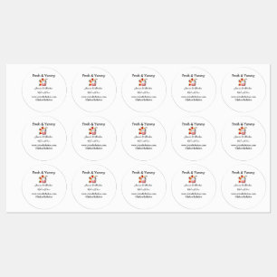 Etiquetas Juices e shakes website de negócios de restaurante