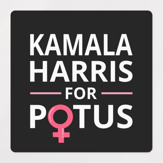 Etiquetas Kamala Harris Para POTUS Eu (Design 1)