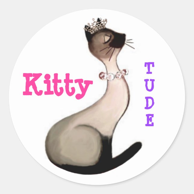 Etiquetas KittyTude (Frente)