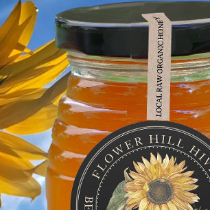 Etiquetas Kraft Tamper-evidente Seal Honey Jar Security Viny