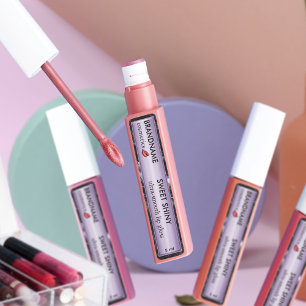 Etiquetas Lavanda Chic Lip Roxo Glosso
