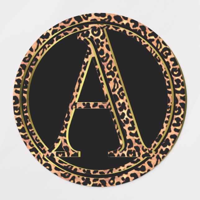 Etiquetas Leopardo (Design 3)