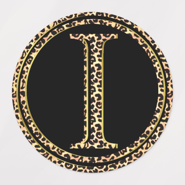 Etiquetas Leopardo I (Design 3)