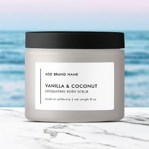 Etiquetas Linha Vertical Adicione Seu Produto Moderno Marca