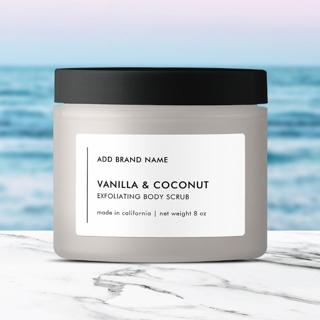 Etiquetas Linha Vertical Adicione Seu Produto Moderno Marca (Criador carregado)