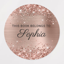 Livro de Caligrafia Elegante com Brilho em Dourado