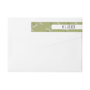 Etiquetas Logotipo de casamento de verde botânico floral Pix