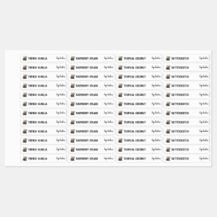 Etiquetas Logotipo Makeup Gloss Balm Mascara Produto