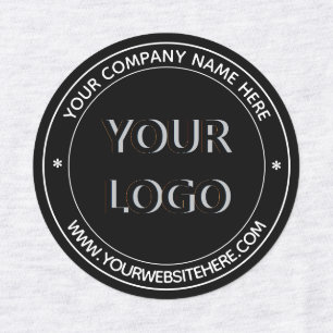 Etiquetas Logotipo personalizado Nome comercial Rótulos de c