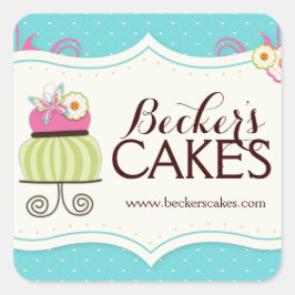 Etiquetas lunáticas da padaria do bolo