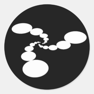 Etiquetas lustrosas do círculo ambiental da