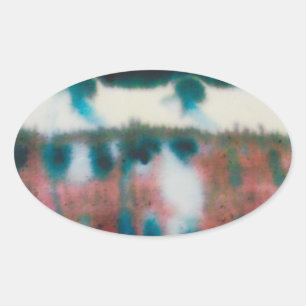 Etiquetas lustrosas ovais com construção de tijo