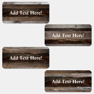 Etiquetas Madeira Rústica Conselho de madeira Vintage Madeir