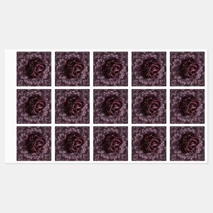 Etiquetas Mandala de Rosa
