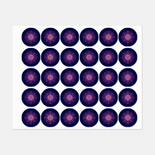 Etiquetas Mandala Sagrado Celestial – Geometria Mística