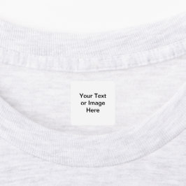 Etiquetas Marca/tamanho/mensagem personalizável de vestuário