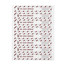 Etiquetas Maroon, Mudamos De Lado