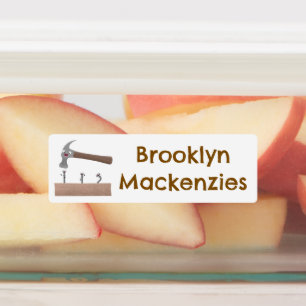 Etiquetas Martelo bonito, engraçado e cartoon unhas personal