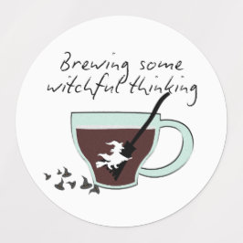 Etiquetas Mikitiez halloween espresso bruxa café