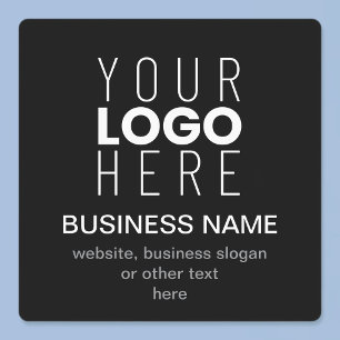 Etiquetas Modelo Moderno Simples para o Logotipo da Sua Empr