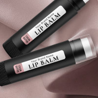 Moderno Rosa Dourado Lipstick Lip Balm Tubo à prov