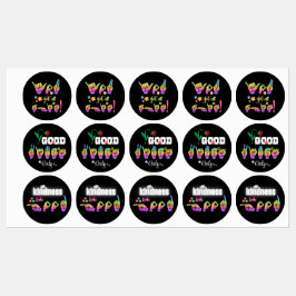 Etiquetas "Motivational ASL Sticker Trio" Stickers