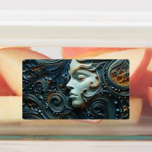 Etiquetas Mulher ao Luar Arte 3D