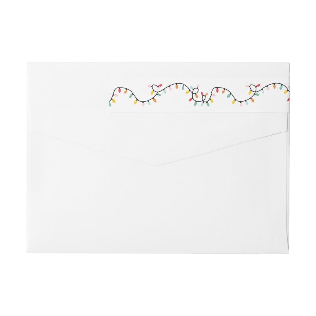 Etiquetas Natal brilhante e divertido moderno (Verso)