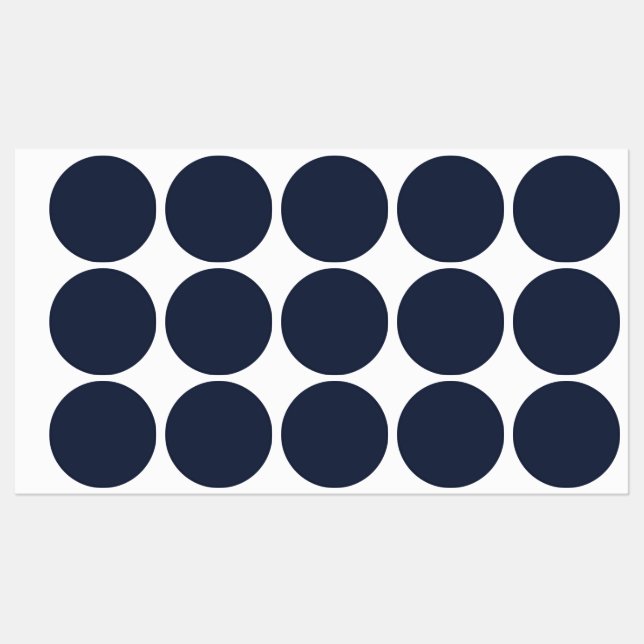 Etiquetas Navy Blue (Folha)