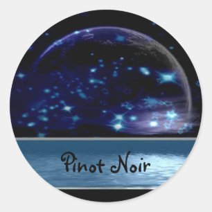Etiquetas Noir do vinho de Pinot