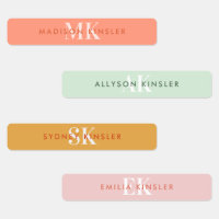 Nome à prova d'água original cor-de-rosa simples m