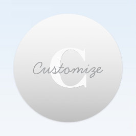 Etiquetas Nome Cursivo ou outro Texto sem Monograma | Gradie