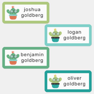 Etiquetas Nome do Adição de Cactus Respeitado