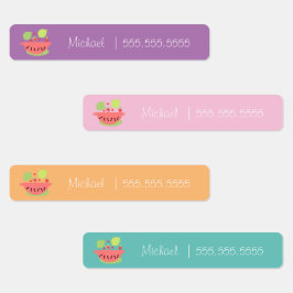 Etiquetas Nome do Almoço da Classe de Fruta de Watermelle na