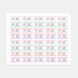 Etiquetas Nome do Cute Rótulo de vestuário Unicorn