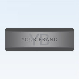 Etiquetas Nome do Gradiente da Cinza Escura Moderna ou Nome 