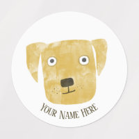 Nome Personalizado do Cachorro do Ouro Labrador Re
