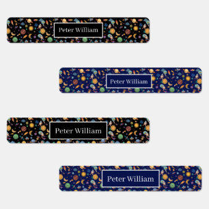 Etiquetas Nome Pessoal Astronautas Planetas Espaço Escola de