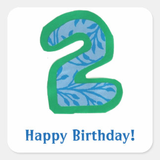 Etiquetas Número Dois