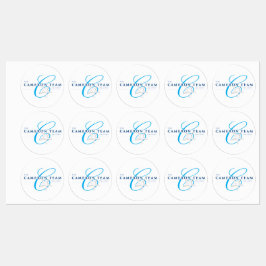 Etiquetas O logotipo da equipe da câmera