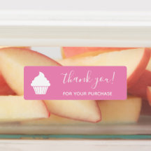 Obrigado Por Comprar Logotipo Personalizado Rosa