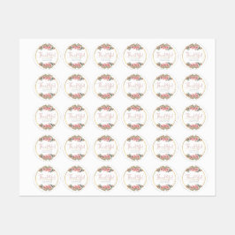 Etiquetas Obrigados, sua felicidade é nossa felicidade cláss