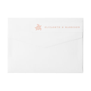 Etiquetas Oceano Tartaruga, Casamento de Praia de Coral Suav