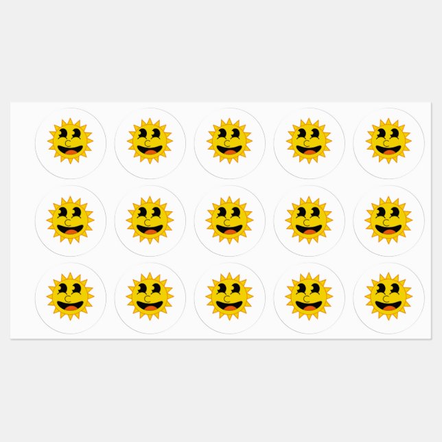 Etiquetas Olá Sol (Folha)