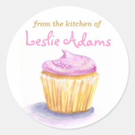 Etiquetas originais do Cupcake de Ilustração