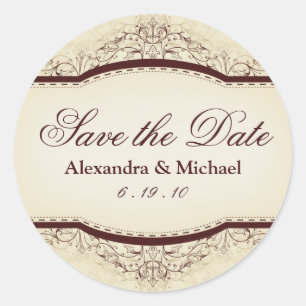 Etiquetas ornamentado do vintage