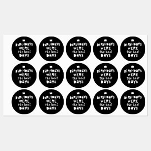 Etiquetas Os Aniversários Foram Os Melhores Dias, Festa Hip 