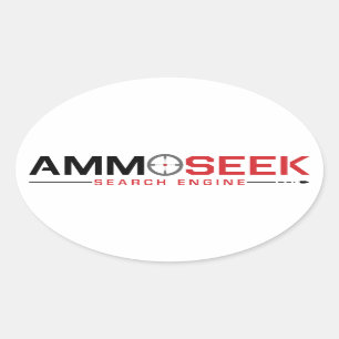 Etiquetas ovais 2019 do logotipo de AmmoSeek