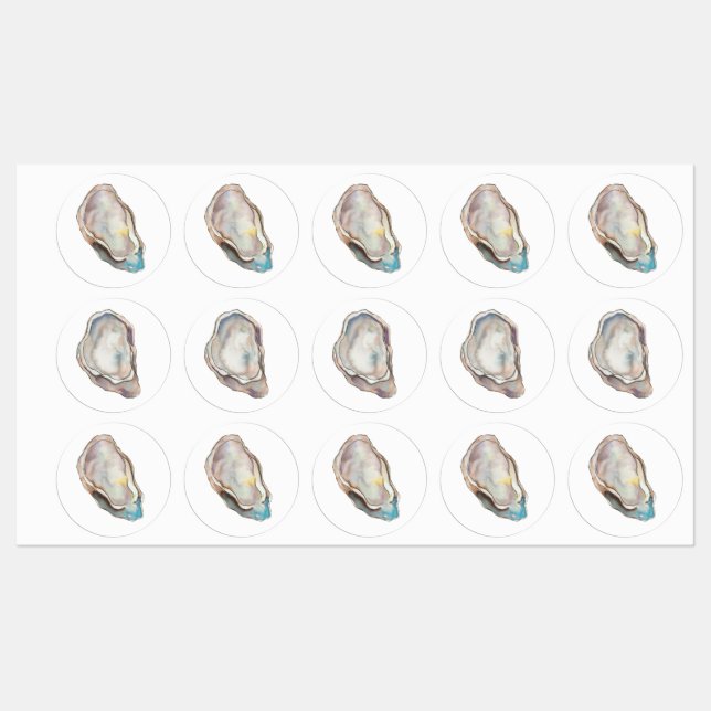 ETIQUETAS OYSTER STICKERS (Folha)