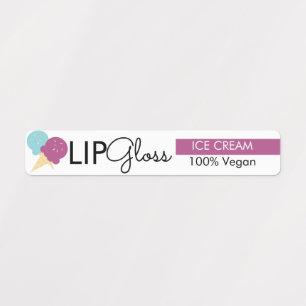 Etiquetas Pacote de marca Icecream Icecream de Lip Moderno